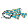 Fuzzyard Set Collar con Accesorios Patrón de Ratón con Queso para Gato, Azul Fuzzyard Set Collar con Accesorios Patrón de Ratón con Queso para Gato, Azul