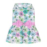 Youly Spring Summer Vestido Patrón de Flores con Moño Rosa para Perro, Chico Youly Spring Summer Vestido Patrón de Flores con Moño Rosa para Perro, Chico