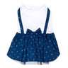 Youly Spring Summer Vestido Azul con Moño Patrón Anclas para Perro, Mediano Youly Spring Summer Vestido Azul con Moño Patrón Anclas para Perro, Mediano
