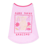 Youly Spring Summer Playera Rosa Estampado Make Today Amazing para Perro, X-Chico Youly Spring Summer Playera Rosa Estampado Make Today Amazing para Perro, X-Chico