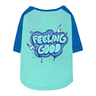 Youly Spring Summer Playera Azul Estampado Feeling Good para Perro, Mediano Youly Spring Summer Playera Azul Estampado Feeling Good para Perro, Mediano