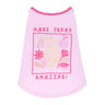 Youly Spring Summer Playera Rosa Estampado Make Today Amazing para Perro, Grande Youly Spring Summer Playera Rosa Estampado Make Today Amazing para Perro, Grande