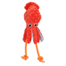 Nisoger Under The Water Calamar Naranja de Peluche con Cuerda para Perro, Mediano Nisoger Under The Water Calamar Naranja de Peluche con Cuerda para Perro, Mediano