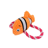 Nisoger Under The Water Pez Payaso de Peluche con Cuerda para Perro, Chico Nisoger Under The Water Pez Payaso de Peluche con Cuerda para Perro, Chico