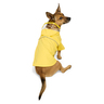 Youly Summer Impermeable Amarillo con Capucha Transparente para Perro, Grande Youly Summer Impermeable Amarillo con Capucha Transparente para Perro, Grande