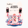 HugSmart Set de Arnés y Correa Patrón Cerezas para Gatito, Chico HugSmart Set de Arnés y Correa Patrón Cerezas para Gatito, Chico