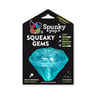 Spunky Pup Squeaky Gems Juguete de Goma Diseño Diamante para Perro, Unitalla Spunky Pup Squeaky Gems Juguete de Goma Diseño Diamante para Perro, Unitalla