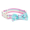 Youly Collar con Broche y Moño Patrón Arcoíris para Perro, Chico Youly Collar con Broche y Moño Patrón Arcoíris para Perro, Chico