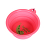 Latipaw Farm Collection Bowl Colapsable Estampado Chicharos para Perro, 1 Taza Latipaw Farm Collection Bowl Colapsable Estampado Chicharos para Perro, 1 Taza
