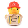 FuzzYard Ducks at Work Pato de Peluche Diseño Bombero para Perro, Mediano FuzzYard Ducks at Work Pato de Peluche Diseño Bombero para Perro, Mediano