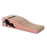 EveryYay Rascador Ondulado Estampado Cuadrícula Color Rosa para Gato, Mediano EveryYay Rascador Ondulado Estampado Cuadrícula Color Rosa para Gato, Mediano