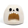 Latipaw Halloween Cama Tipo Cueva Diseño Calavera para Perro y Gato, Chico Latipaw Halloween Cama Tipo Cueva Diseño Calavera para Perro y Gato, Chico