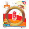 Nylabone Power Chew Juguete Masticable Diseño Aro Sabor Hamburguesa con Tocino para Perro, Grande Nylabone Power Chew Juguete Masticable Diseño Aro Sabor Hamburguesa con Tocino para Perro, Grande
