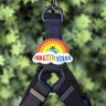 Jiby Charm para Personalizar Arnés Collar o Correa Diseño Feliz Arcoíris, 1 pieza Jiby Charm para Personalizar Arnés Collar o Correa Diseño Feliz Arcoíris, 1 pieza