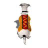 Bootique Halloween Disfraz Hot Dog para Perro, X-Chico Bootique Halloween Disfraz Hot Dog para Perro, X-Chico