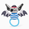 HugSmart Halloween Juguete de Cuerda con Peluche Murciélago Pirata para Perro, Mediano HugSmart Halloween Juguete de Cuerda con Peluche Murciélago Pirata para Perro, Mediano