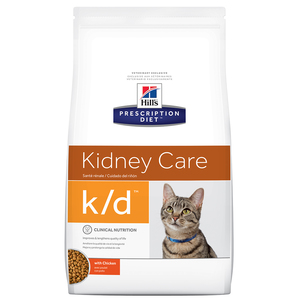 Hill's Prescription Diet k/d Alimento Seco Cuidado Renal para Gato Adulto, 3.9 kg