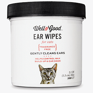 Well & Good Toallitas para Oídos para Gato, 100 Piezas