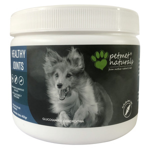 Petmet Naturals Healthy Joints Complemento Alimenticio Natural para Cuidado de Articulaciones para Perro, 400 g