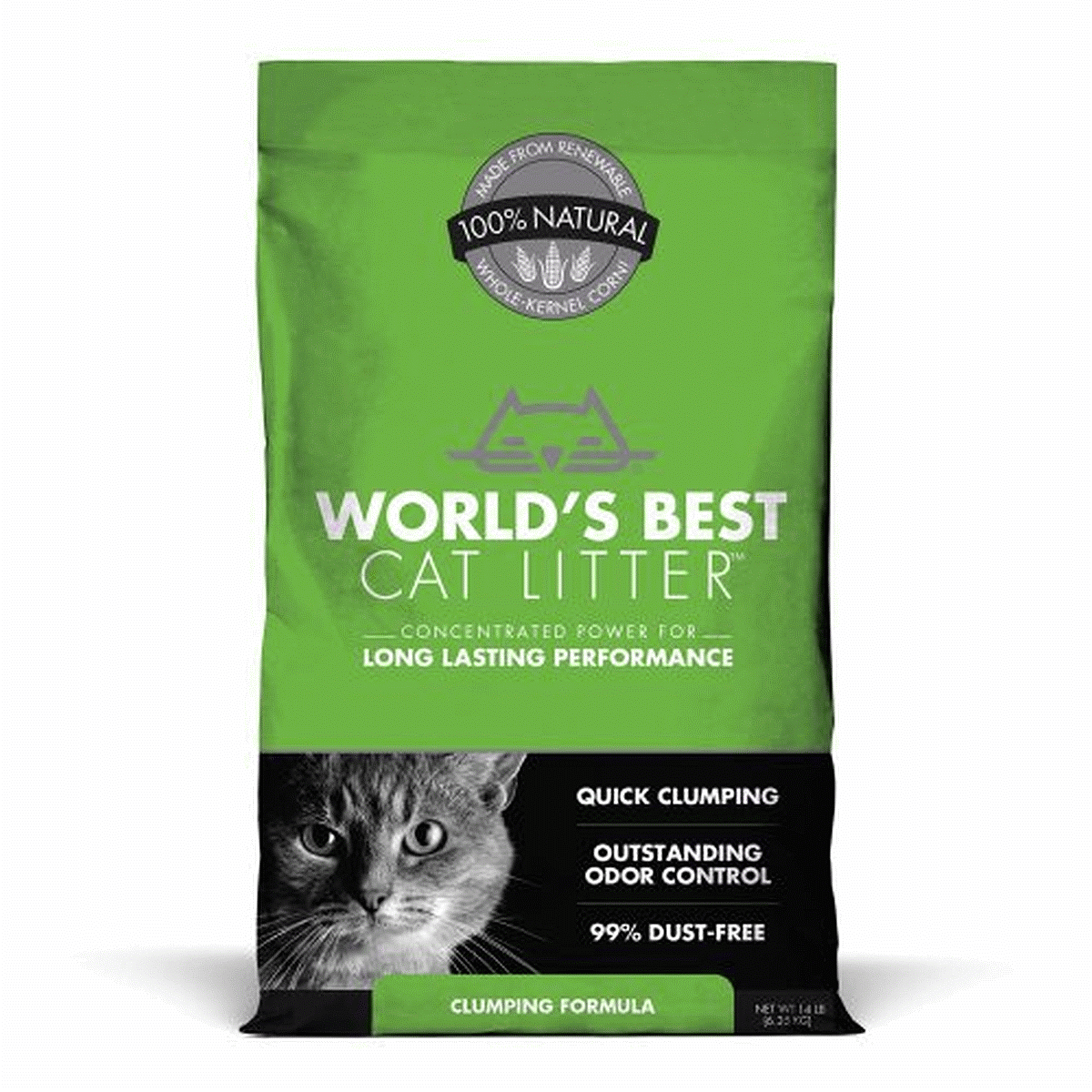 World's Best Original Arena Natural Aglutinante sin Esencia para Gato, 12.7 kg