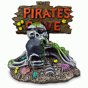 Penn Plax Señal Entrada Pirata
