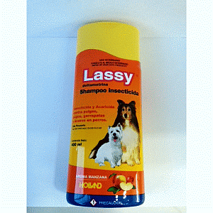 Holland Lassy Shampoo Antipulgas para Perro, 400 ml