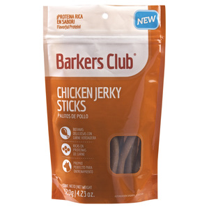 Barkers Club Jerky Sticks para Perro Receta de Pollo, 120 g