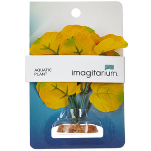 Imagitarium Verano Natural Planta de Seda Amarilla para Acuario