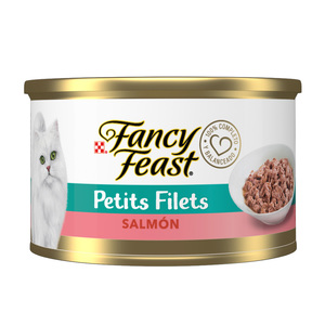 Fancy Feast Petits Filets  Alimento Húmedo para Gato Receta de Salmón, 85 g