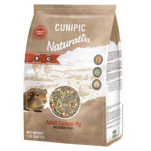 Cunipic Naturaliss Alimento Natural para Cuyo Adulto, 1.8 kg