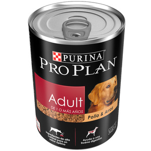 Pro Plan Alimento Húmedo para Perro Adulto Todas las Razas Receta Pollo y Arroz, 368.5 g