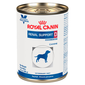 Royal Canin Prescripción Alimento Húmedo Soporte Renal D para Perro Adulto Receta Trozos en Gravy, 385 g