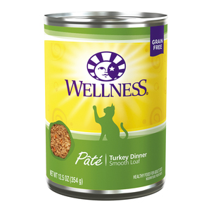 Wellness Complete Health Alimento Natural para Gato Receta Paté de Pavo, 354 g