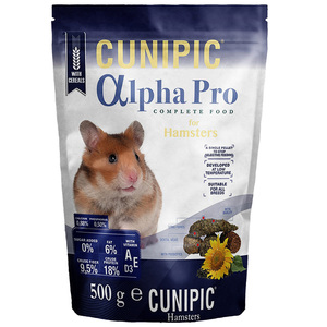 Cunipic Alpha Pro Alimento Completo para Hámster Todas las Edades, 500 g