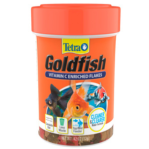 Tetra Fin Alimento en Hojuelas para Goldfish, 12 g