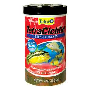 Tetra Cichlid Alimento en Hojuelas para Cíclidos, 80 g