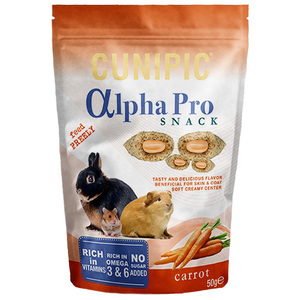 Cunipic Alpha Pro Snack de Zanahoria, 50 g