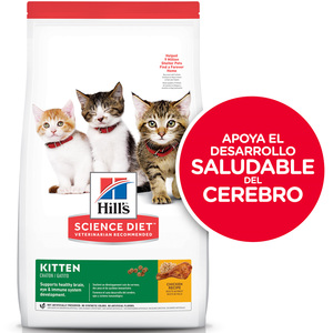 Hill's Science Diet Alimento Seco para Gatito Receta Pollo, 1.6 kg