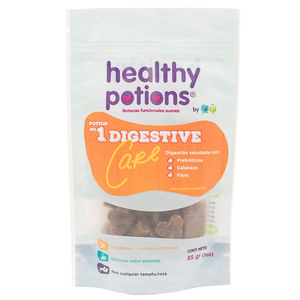 Petit Monsters Healthy Potion Cuidado Digestivo Premio para Perro, 85 g