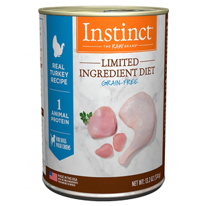 Instinct LID Libre de Granos Alimento Húmedo para Perro Adulto Receta Pavo, 374 g