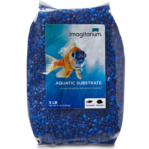 Imagitarium gava para Acuario de Color Azul Oscuro, 2.26 kg