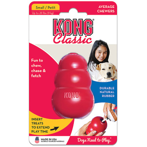 KONG Panal de Caucho Clásico Rojo para Perro