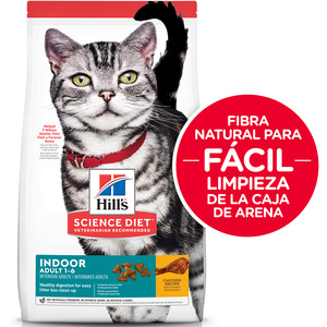Hill's Science Diet Alimento Seco para Gato Adulto de Interior Receta Pollo, 7 kg