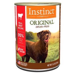 Instinct Libre de Granos Alimento Húmedo para Perro Todas las Edades Receta Res, 374 g