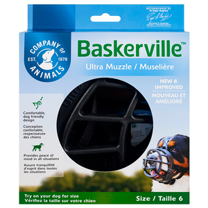 Baskerville Bozal Ultra Tipo Canastilla Moldeable para Perro, XX-Grande