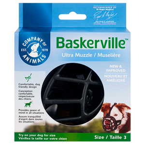 Baskerville Bozal Ultra Tipo Canastilla Moldeable para Perro, Mediano