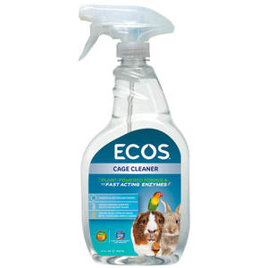 Ecos Limpiador Enzimático para Jaulas, Transportadoras y Hábitats de Mascotas, 650 ml