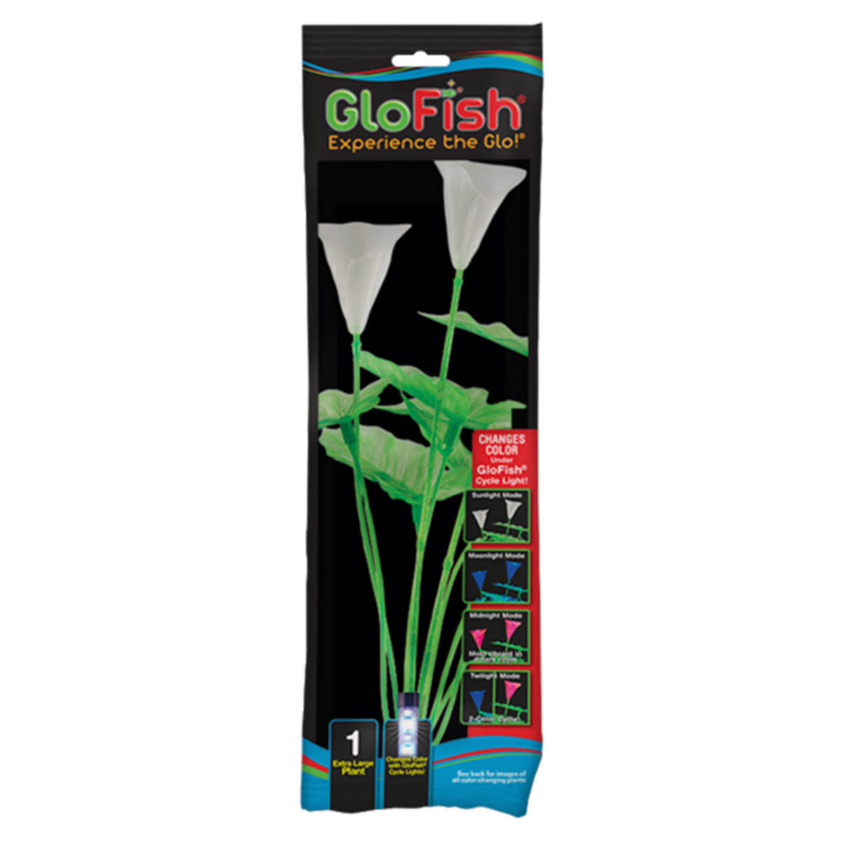 Glofish Planta Color Change Green, X-Grande