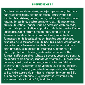 WholeHearted Alimento Natural Libre de Granos para Perro Todas las Etapas de Vida Receta Cordero y Lenteja, 11.4 kg