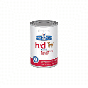 Hill's Prescription Diet h/d Alimento H�medo Cuidado Cardiaco para Perro Adulto, 370 g